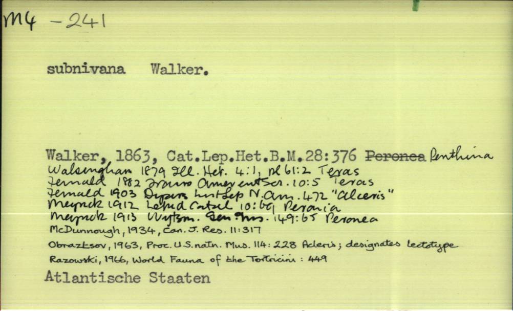 front of card